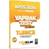 Kpss 2024 Gy Türkçe Yaprak Test  Yediiklim