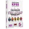Yargı Kpss Lise Önlisans Gy Gk Tüm Dersler Tek Kitap Yaprak Test