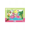 Blue Focus 30  Parça Puzzle Flamingo Mavi Lale