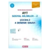 Ayt Sosyal Bilimler-2 Çözümlü 4 Deneme Temel Orta Düzey