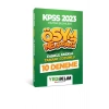 Kpss 2023 Eğitim Bilimleri 10 Çözümlü Deneme  Yediiklim