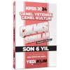 Kpss 2024 Gy Gk Son 6 Yıl Çıkmış Çözümlü Sorular  Yediiklim