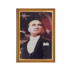 İnter 50X70 Varaklı Çerçeve Duvara Monte Atatürk Portresi Kod:Int-022