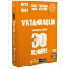 Pegem 2024 Kpss Gy Gk Vatandaşlik 30 Çözümlü Deneme