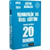 Pegem 2024 Kpss Eğitim Bilimleri Rehberlik Özel Eğitim 20 Deneme