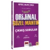 Yargı 2025 Kpss Ales Dgs Orijinal Sözel Mantık Çıkmış Sorular Klas Serisi