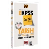 Yargı 2026 E-Kpss Tarih Özet Ders Notu Tam Not Serisi