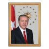 İnter 50X70 Varaklı Çerçeve Duvara Monte Rte Portresi Kod:Int-046