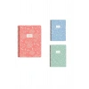 Keskin Color 16,5*22,5 80 Yp Çizgili Karton Kapak Spiralli Flora Defter Kod:384941-99-01