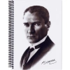 Keskin Color 17X24 120 Yp Çizgili Spiralli Sert Kapak Atatürk Defteri Kod:410781-99