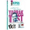 Yargı 2024 Kpss Tüm Adaylar Türkçe Yaprak Test