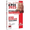 Yargı 2022 Kpss Lise Önlisans Divanı Matematik Çözümlü Soru Bankası