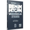 Kpss 2023 Vatandaşlık 22 Çözümlü Deneme  Benim Hocam