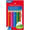 Faber Castell Kuru Boya Kalemi Jumbo 12Li Tam Boy Beyaz 5173116616000