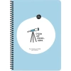Keskin Color Hisli Şeyler A4 80Yp.Çizgili Spiralli Stickerli Defter - Gözüm Hep Yüksekle