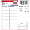 Tanex Ofc-114 Beyaz Ofis Etiketi 10Lu