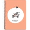 Keskin Color Hisli Şeyler 16.5 * 22,5 80Yp.Çizgili Spiralli Stickerli Defter - Oturmaya M