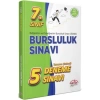 Editör 7.Sınıf Bursluluk Sınavı 5 Çözümlü Deneme