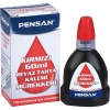 Pensan 4004 Kirmizi Tahta Kalem Mürekkebi 60 Ml