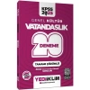 Kpss 2025 Gk Vatandaşlık 20 Çözümlü Deneme  Yediiklim