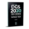Dgs 2020 Türkçe Matematik Yaprak Test Benim Hocam
