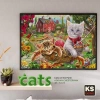 Ks Games Puzzle 500 Parça Cats On The Farm 20043