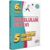 Editör 6.Sınıf Bursluluk Sınavı 5 Çözümlü Deneme