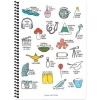 Keskin Color Hisli Şeyler A4 80Yp.Kareli Spiralli Stickerli Defter - Gözüm Hep Yükseklerde