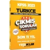 Kpss 2023 Gy Türkçe 2012-2021 Çıkmış Çözümlü Sorular  Yediiklim