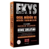 Yargı 2021 Ekys Okul Müdür Ve Yardımcılığı Konu Anlatımı