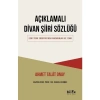 Açıklamalı Divan Şiiri Sözlüğü Ahmet Talat Onay Bilge Kültür