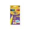 Bic Süpersoft Jumbo 12 Renk Kuru Boya Kalemtraş Hediyeli 933960