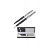 Scrikss 78 Dolmakalem & Tükenmez Kalem Yarı Krom Takım Siyah Lüks Kutu