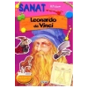 Sanat Kitabım Leonardo Vinci Çıkartmalı Çiçek Kitap