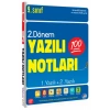 Tonguç 9.Sınıf 2.Dönem Yazılı Notları