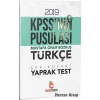 Kpss Nin Pusulası Türkçe Yaprak Test   D Tercih
