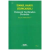 Osmanlı Tarihinden Portreler Seçme Makaleler İ.H. Uzunçarşılı Yapı Kredi