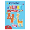 Etkinlikli Süper Boyama 4+Yaş Mikrokitap