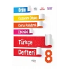 Orjin 8.Sınıf Türkçe Defteri Konu Anlatımlı