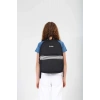 KAUKKO BASIC COLORS SIRT ÇANTASI (STRIPE SİYAH) K1627 KARINCA ÇANTA