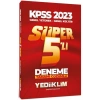 Kpss 2023 Gy Gk Süper 5 Li Çözümlü Deneme  Yediiklim