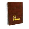 B-5 Ahşap Kapak Spiralli Defter Kod: Ahs-0104
