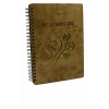 B-5 Ahşap Kapak Spiralli Defter Kod: Ahs-0104