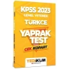 Kpss 2023 Gy Türkçe Yaprak Test  Yediiklim