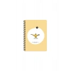 Keskin Color Hisli Şeyler 16.5 * 22,5  80Yp.Çizgili Spiralli Stickerli Defter - Hallederiz