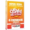 Kpss 2024 Ortaöğretim Önlisans 8 Fasikül Çözümlü Deneme  Yediiklim