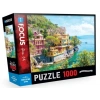 Portofino Puzzle 1000 Parça Mavi Lale