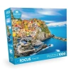 Cinque Terre Puzzle 1000 Parça Mavi Lale