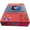 Alex Schoeller Renkli Fotokopi Kağıdı 500 Lü A4 Kırmızı Alx-650