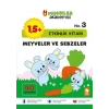 Minikler Meyveler Sebzeler Etkinlik Kitabı no-3 Eksikparça